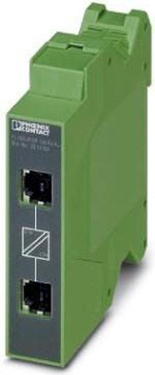 Phoenix Contact FL ISOLATOR 100-RJ/RJ N. porte Ethernet 1 Velocità LAN 100 MBit/s