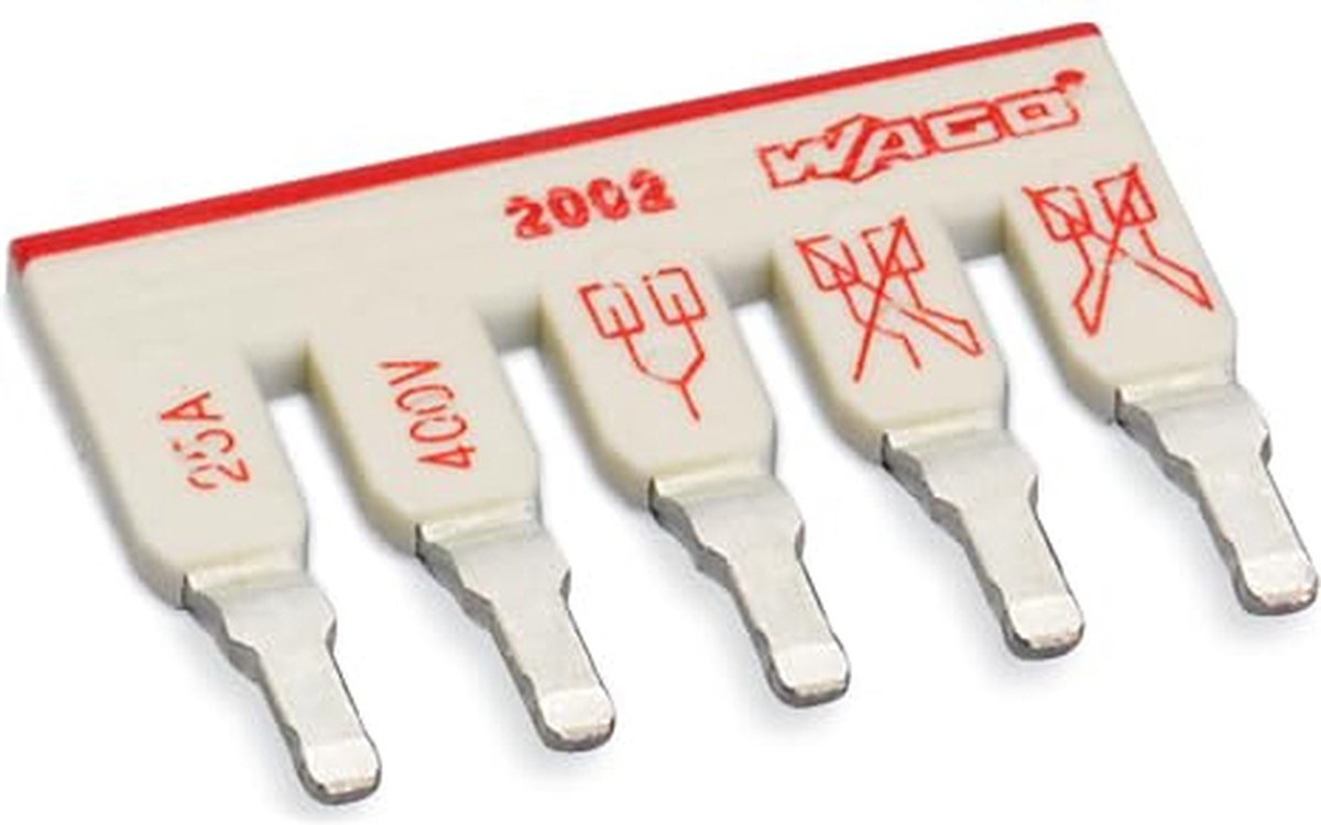 WAGO 2002-475 Ponte degli scacchi Grigio 25 pz.