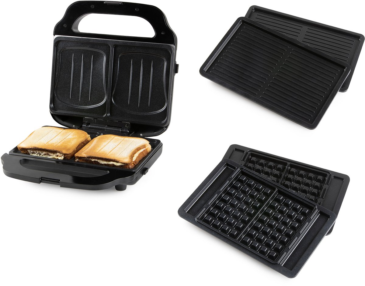 DOMO DO9291C Multi-Grill Rivestimento antiaderente, Spia luminosa Nero