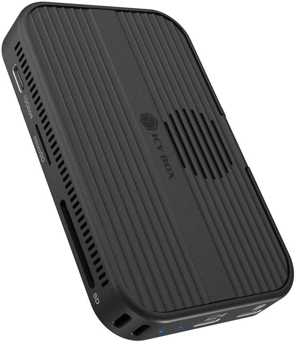 ICY BOX IB-DK4071M-CU31 USB-C® M.2 PCIe NVMe 2 Porte Dockingstation Con lettore di schede