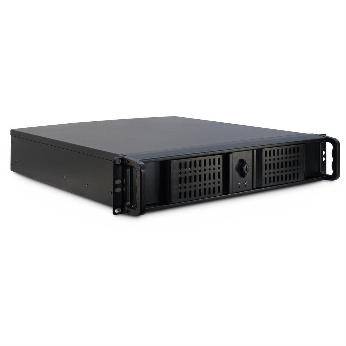 Inter-Tech IPC 2U-2098-SK - Kabinet - Server (Rack) - Sort