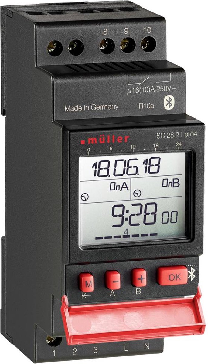 Müller SC 28.21 pro4 12V ACDC Timer per guida DIN digitale 12 V/DC, 12 V/AC 4000 W