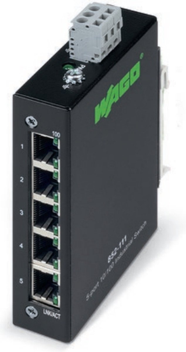 WAGO 852-111 Industrial-ECO-Switch Switch ethernet industriale 10 / 100 MBit/s