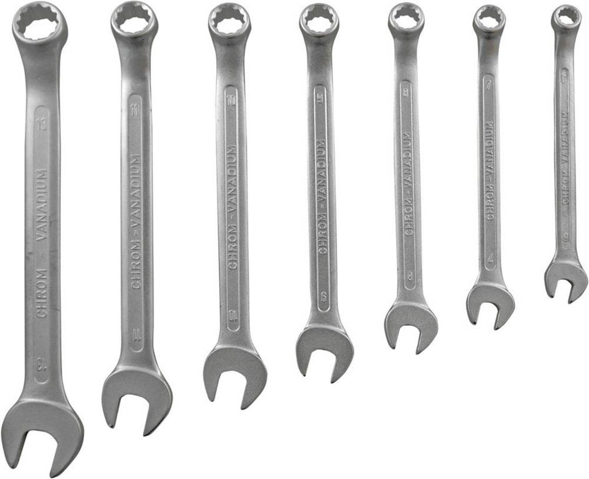 6-600 Kit chiavi combinate 7 parti Misura (metrica) 6 - 13 mm