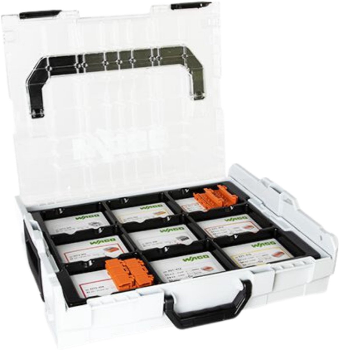 WAGO 887-926 Kit morsetti di collegamento flessibile: - rigido: - 1 pz. Incolore