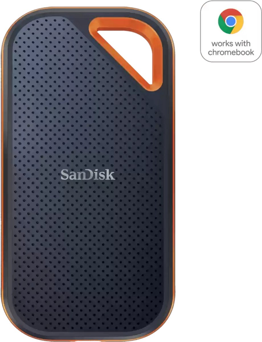SanDisk Extreme® Pro Portable 2 TB Memoria SSD esterna 2,5 USB 3.2 (Gen 2) Nero, Arancione SDSSDE81-2T00-G25