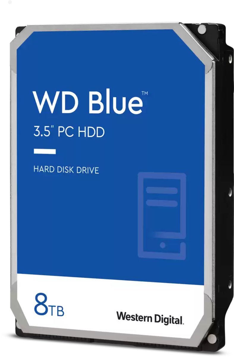 WD Blue - 8TB - Harddisk - WD80EAAZ - SATA-600 - 3.5"
