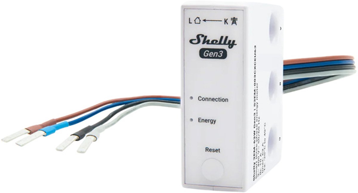 Shelly 3EM-63W Gen3 Contatore elettrico