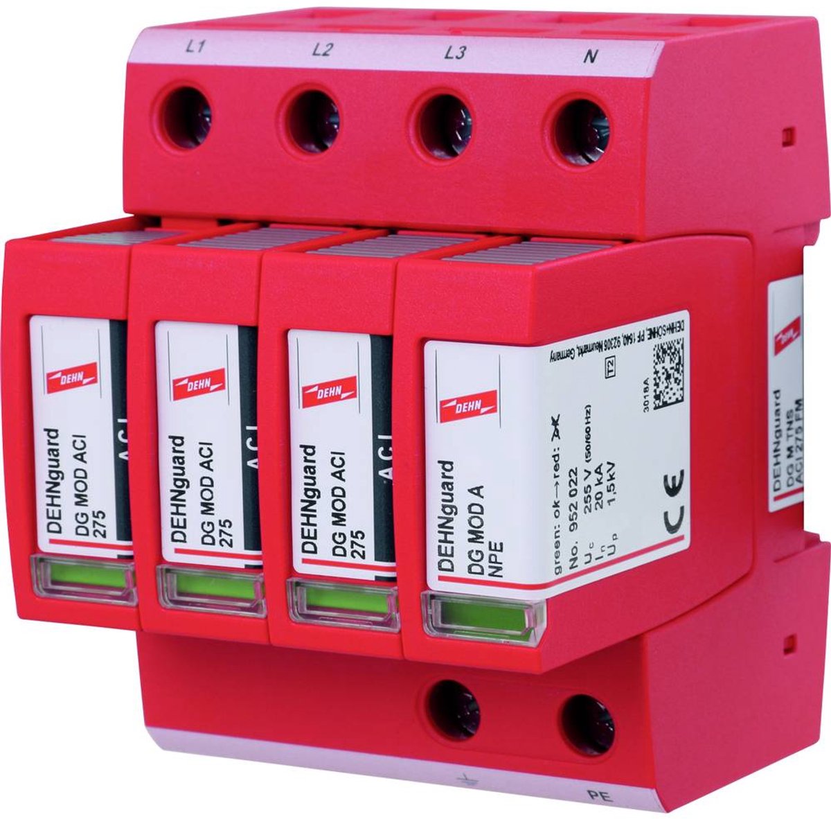 DEHN 952440 DG M TNS ACI 275 FM Scaricatore di sovratensioni 20 kA 1 pz.
