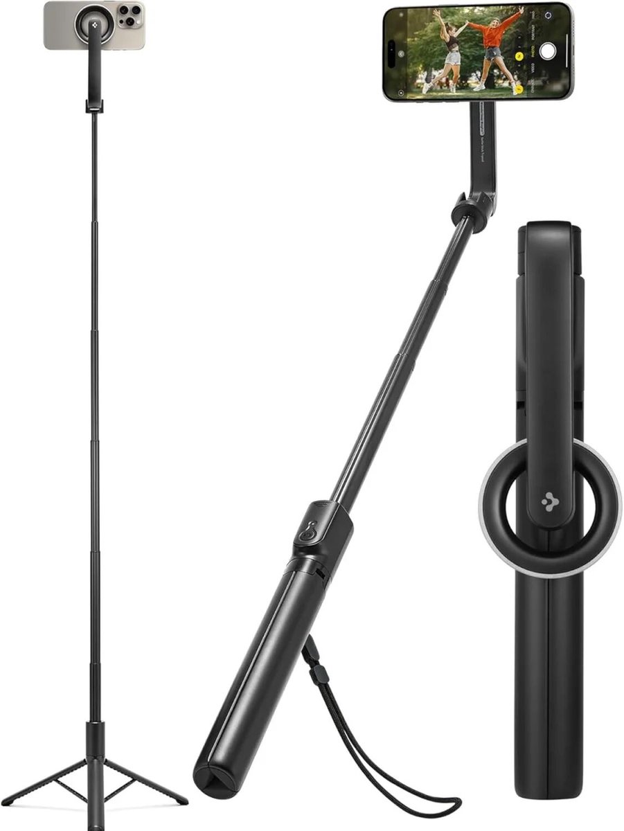 Spigen MagSafe Tripod Selfie Stick longer Version - black