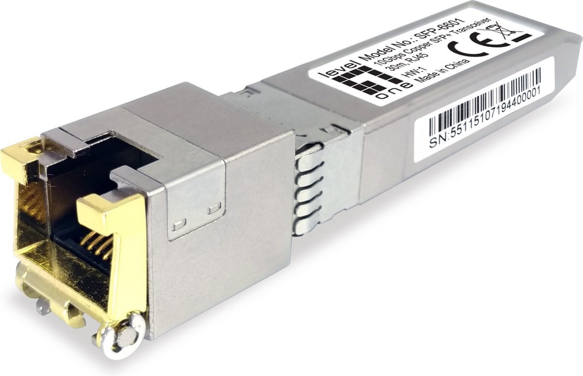 LevelOne SFP-6601 - SFP+ transceiver module - GigE 10 GigE 5 GigE 2.5 GigE