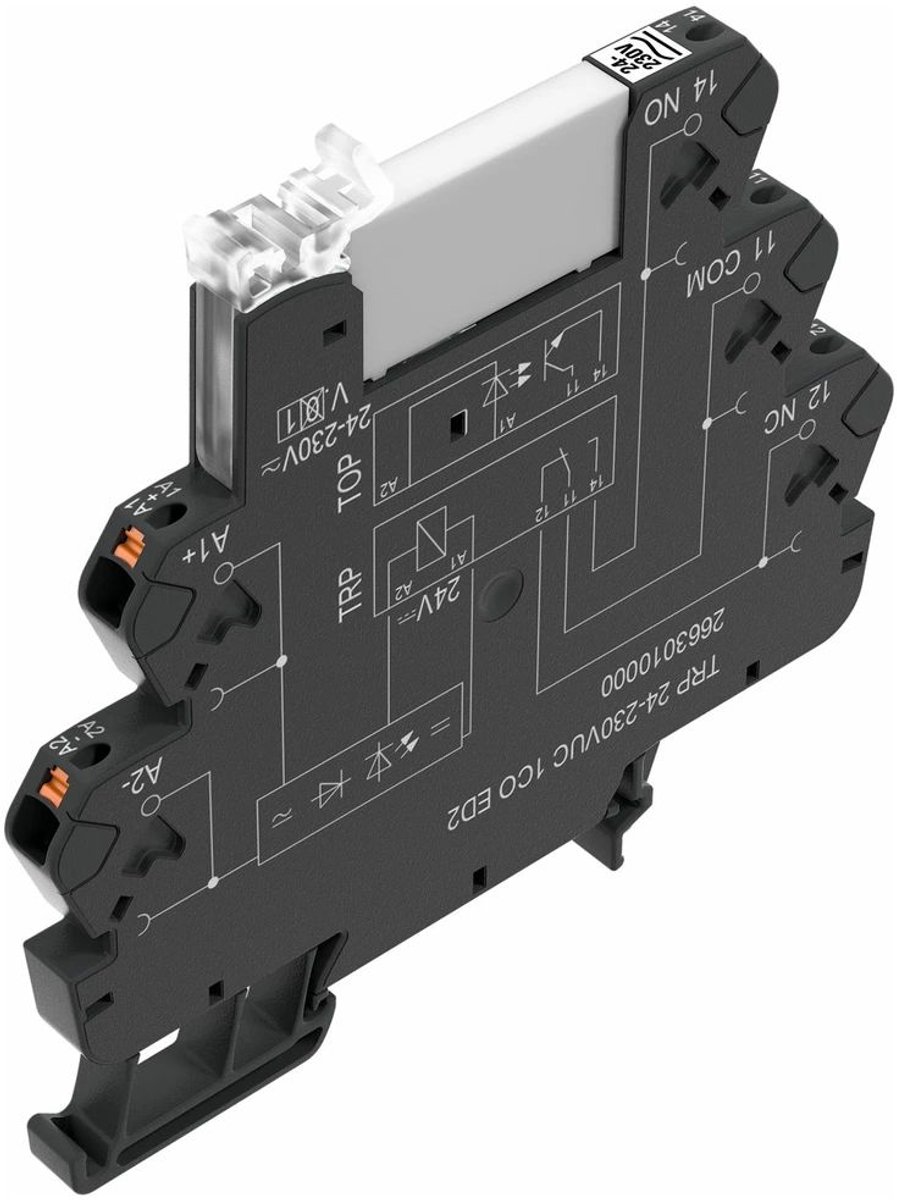 Weidmüller TRP 24-230VUC 1CO ED2 Relè di accoppiamento 6 A 1 scambio 10 pz.
