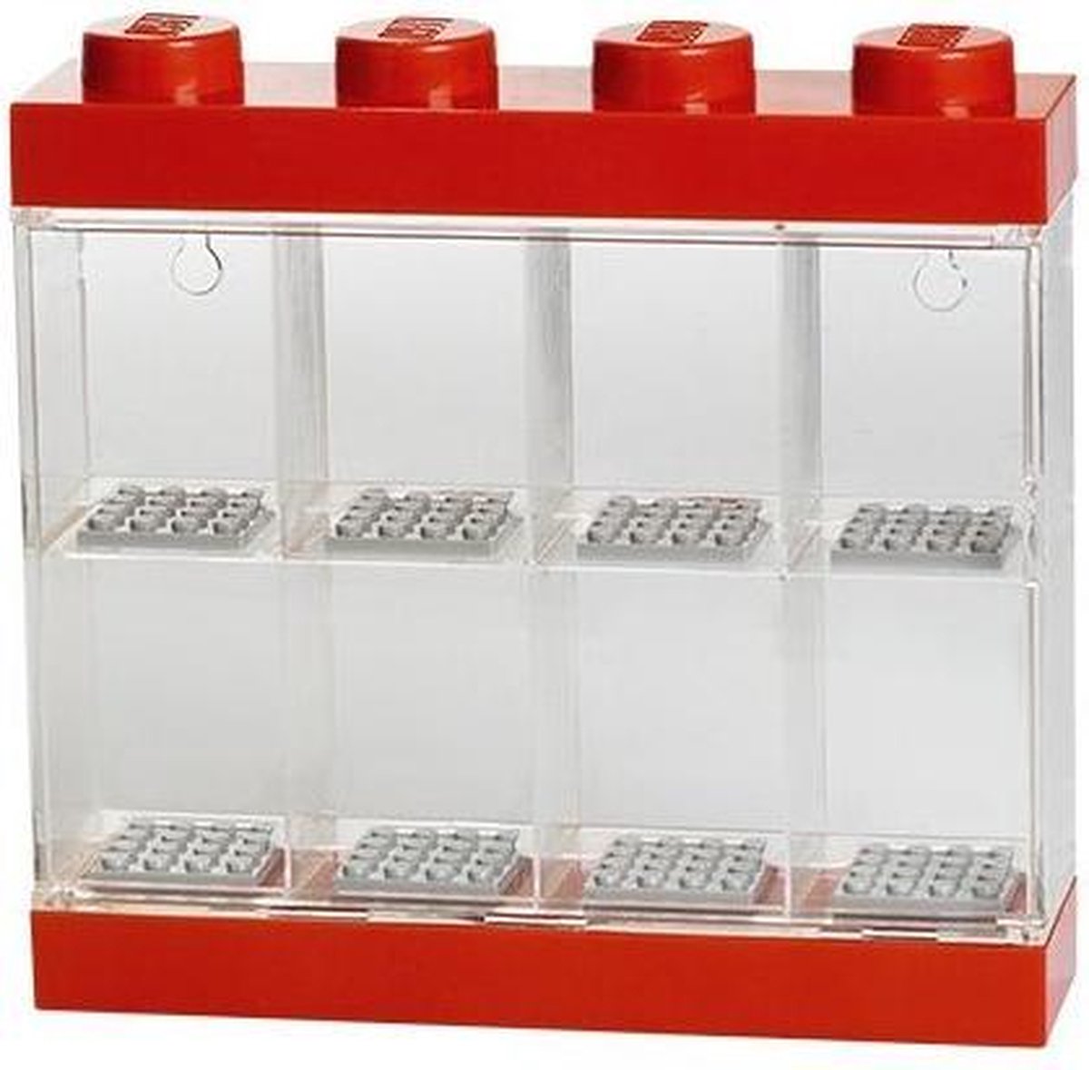 LEGO Minifigure Display 8, rød