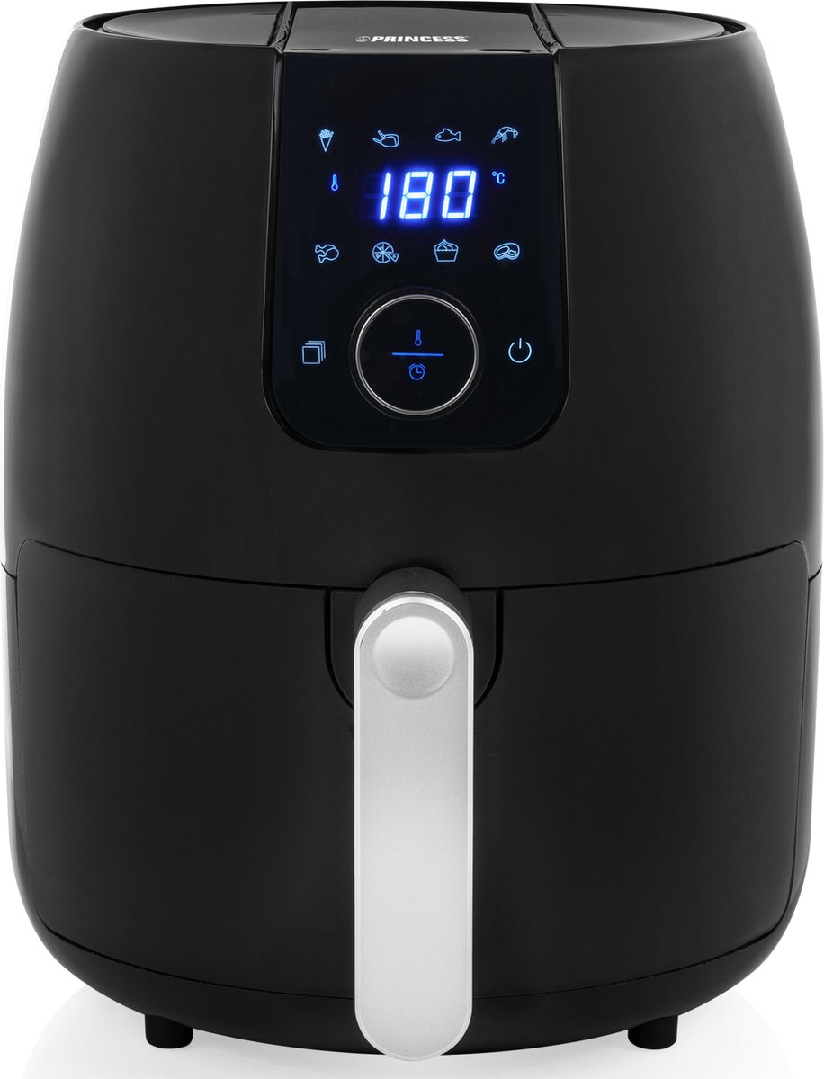 Princess Digital Aerofryer XXL Friggitrice ad aria calda 4.5 l 1500 W con display Nero