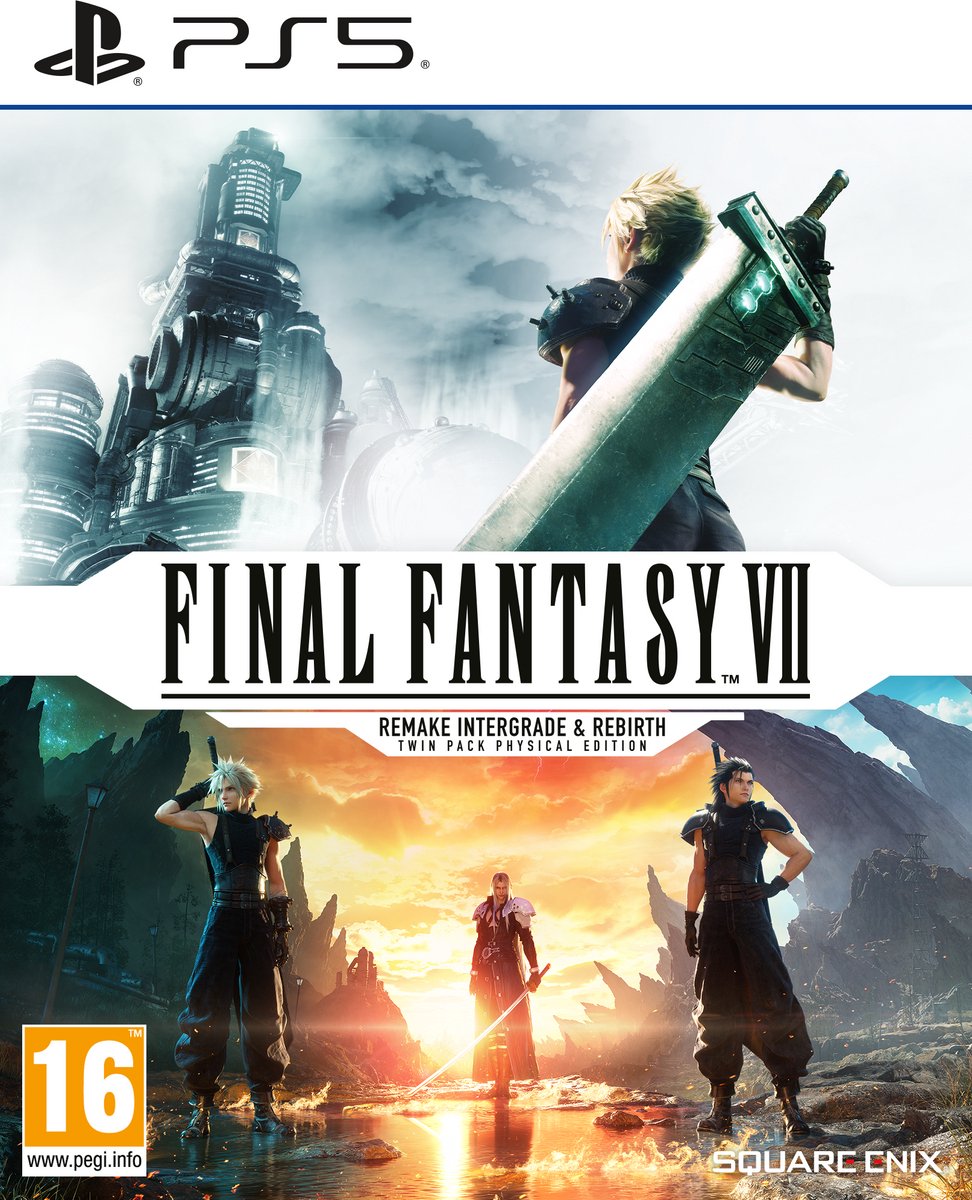 Final Fantasy VII Remake Intergrade & Rebirth Twin Pack - Sony PlayStation 5 - RPG