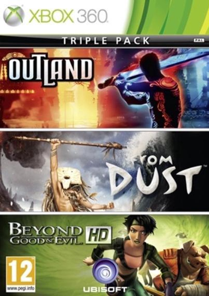 Beyond Good and Evil/Outland/From Dust - Microsoft Xbox 360 - Action