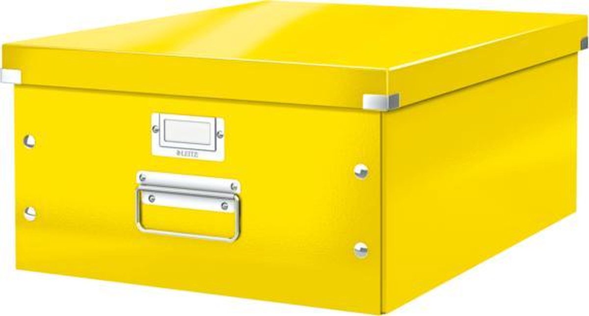 Leitz Opbevaringsboks Click & Store WOW Large Gul