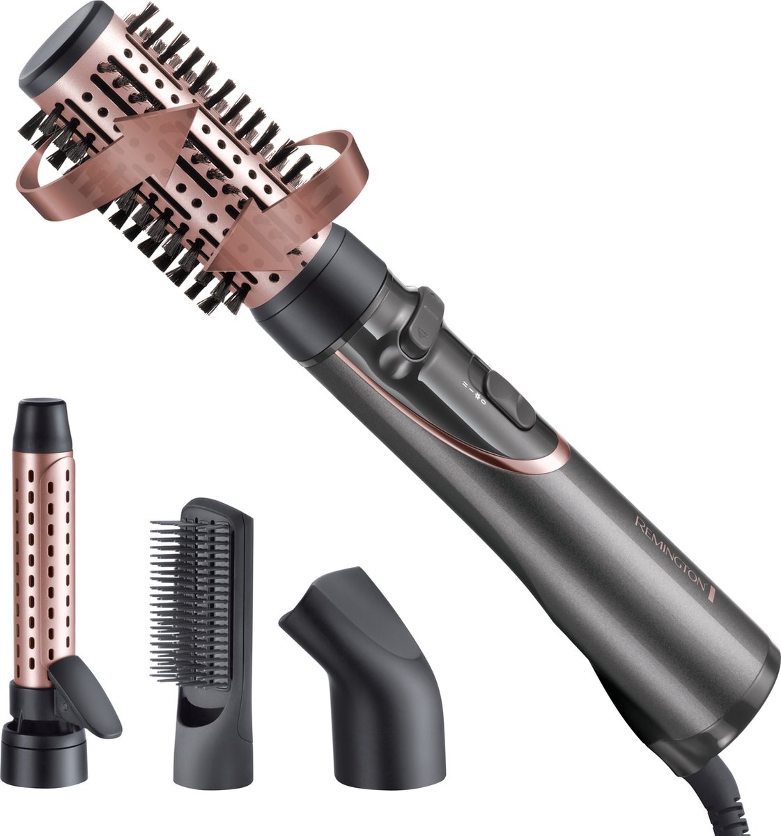 REMINGTON Hårtørrer Confidence AS8606 Curl & Straight - 800 W