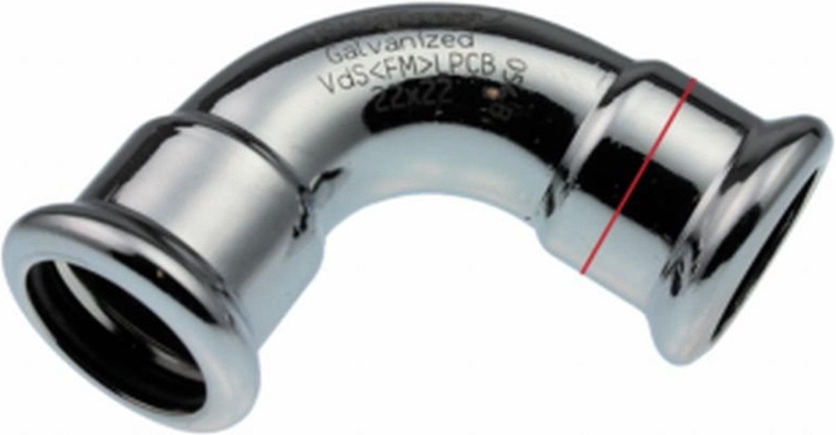 Vsh Fabrieken Vsh bøjning 90° muffe/muffe 54 mm fz
