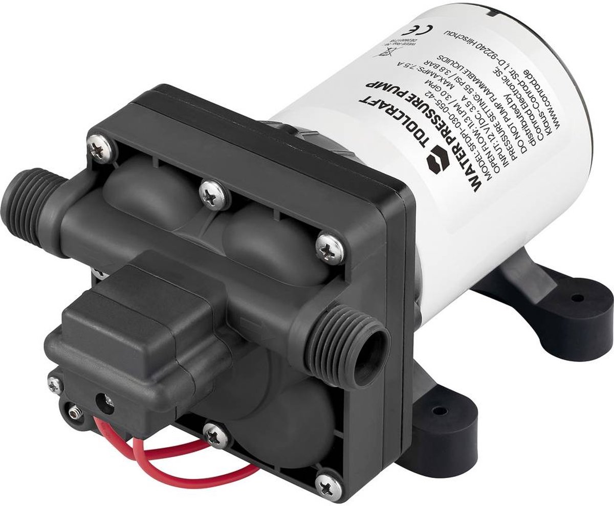 TOOLCRAFT TO-10362525 Pompa dellacqua a bassa tensione 678 l/h 12 V/DC