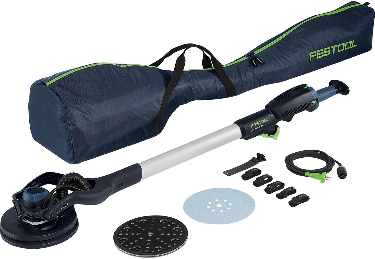 Festool LHS 2-M 225 EQ 577354 Levigatrice per pareti e soffitti a collo lungo giraffa 400 W 225 mm Ø 225 mm