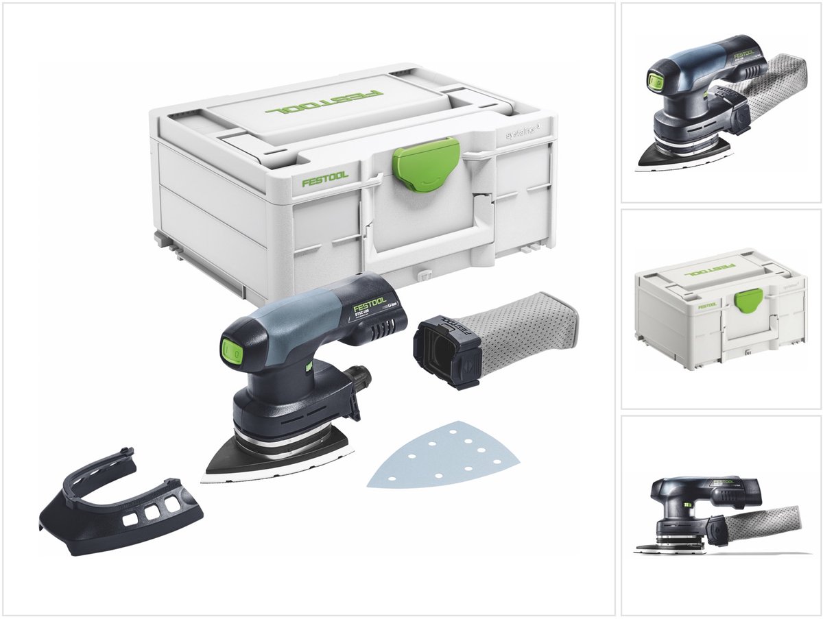 Festool DTSC 400-Basic 577507 Levigatrice a delta a batteria 18 V 100 x 150 mm
