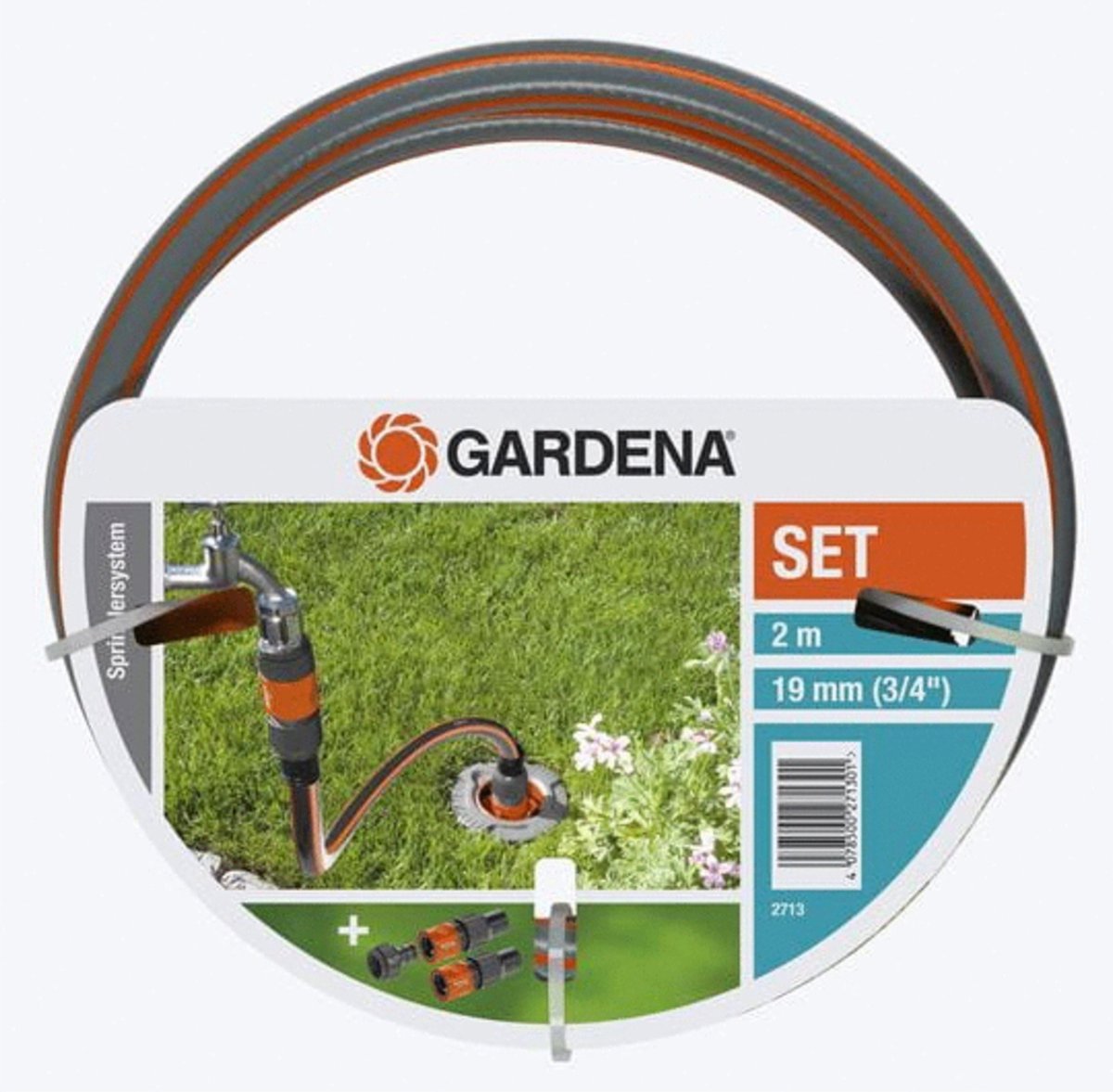 GARDENA 02713-20 Plastica Set di collegamento Raccordo a innesto Profi-System