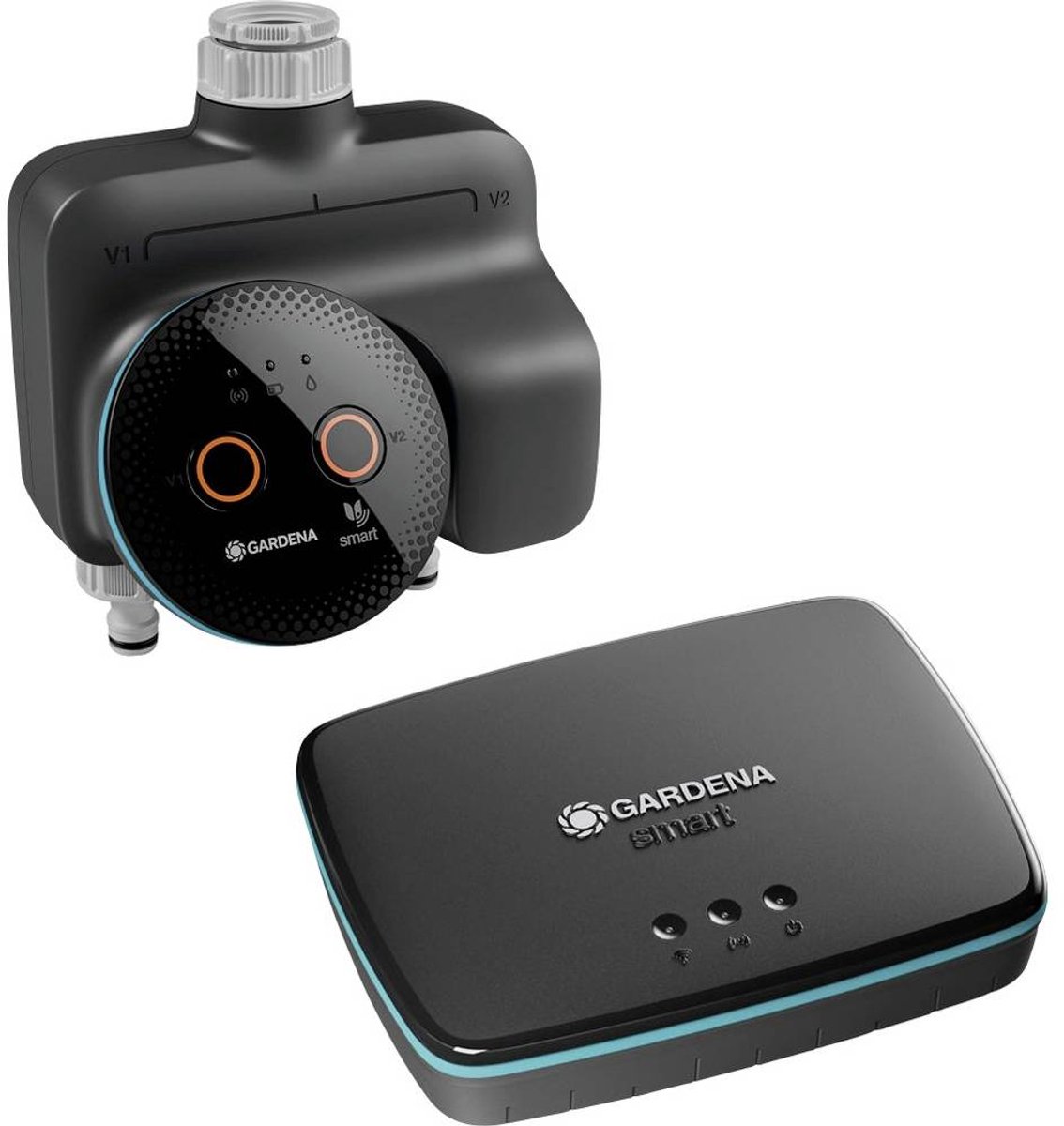 GARDENA 19044-20 smart Dual Water Control Set Unità di controllo per irrigazione