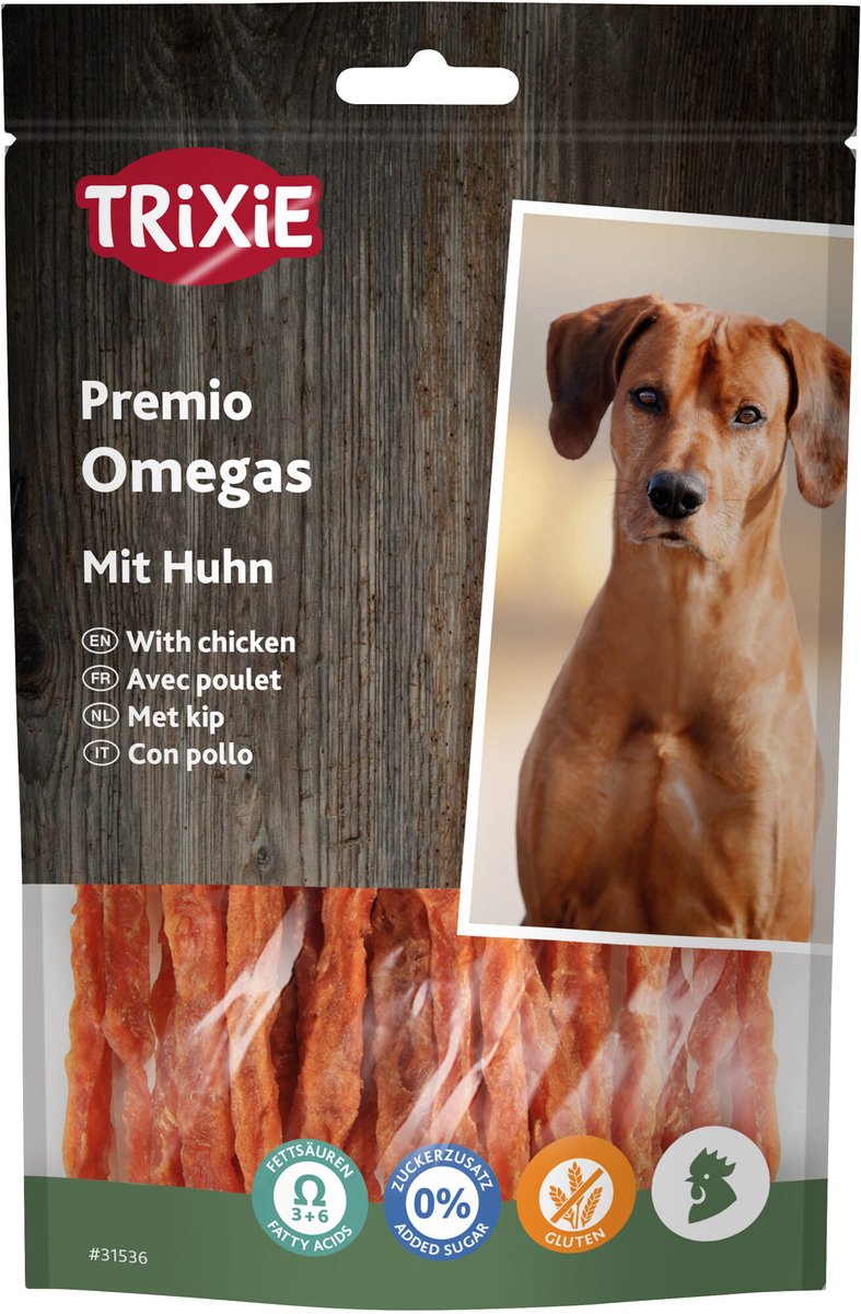 Trixie Premio Omega Stripes Chicken 100g