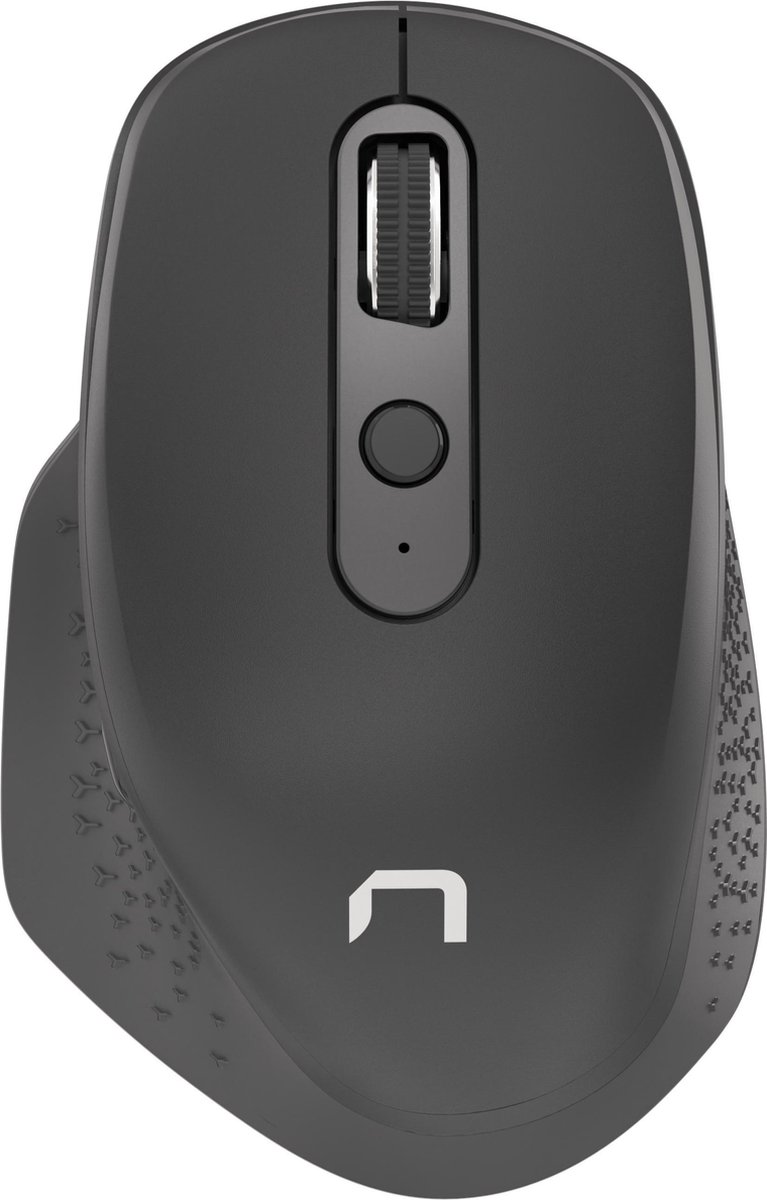 Natec wireless mouse Falcon optical 3200DPI 2.4GHz - Mus - Optisk - 6 knapper - Sort