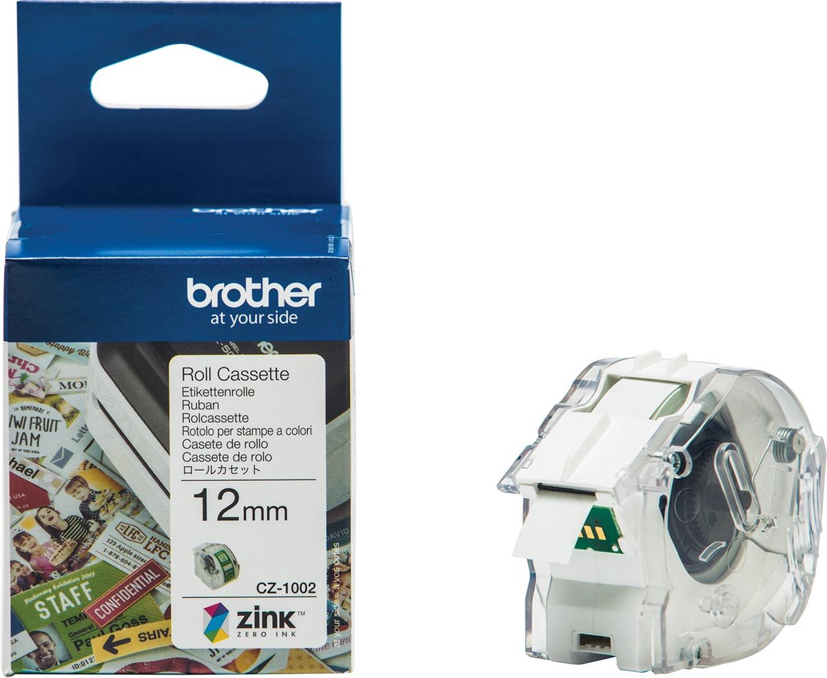 Brother CZ-1002 - continuous labels - 1 roll(s) - Roll (1.2 cm x 5 m)