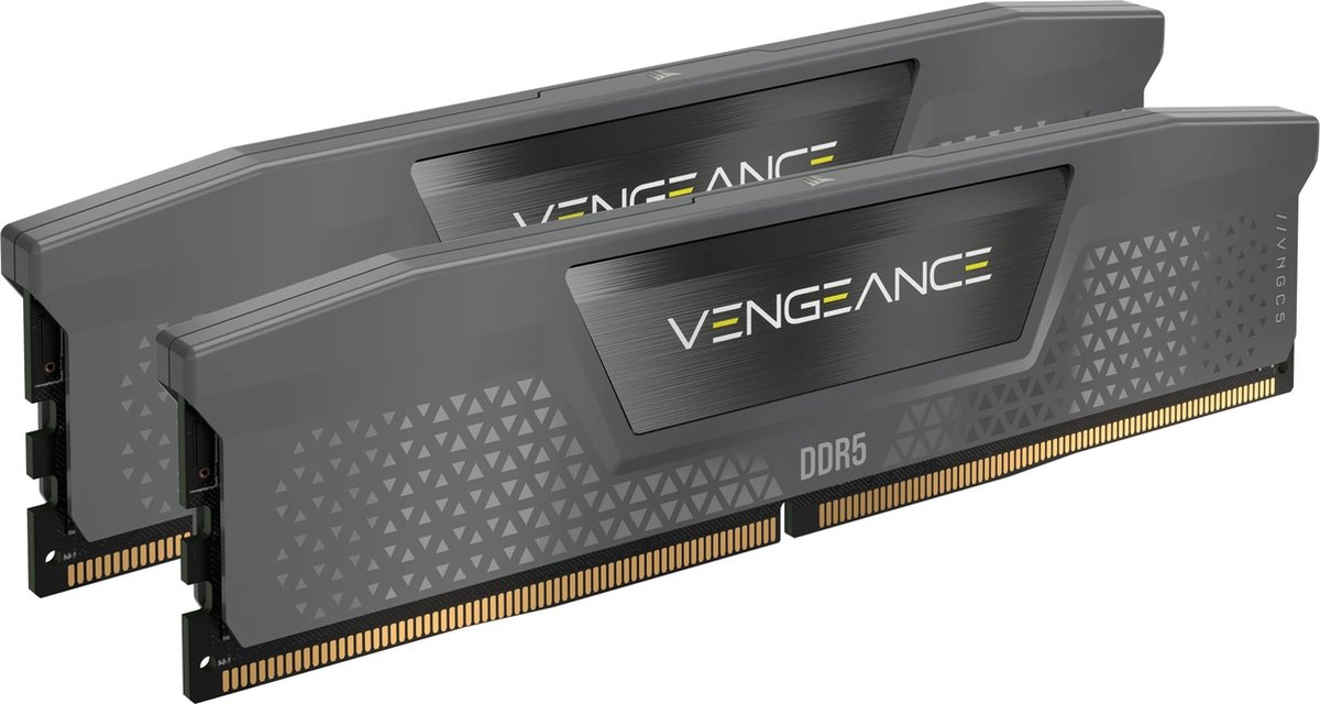 Kit Barrettes mémoire 32Go (2x16Go) DIMM DDR5 Corsair Vengeance  6000MHz CL30 AMD Expo (Noir) #2POURCENT