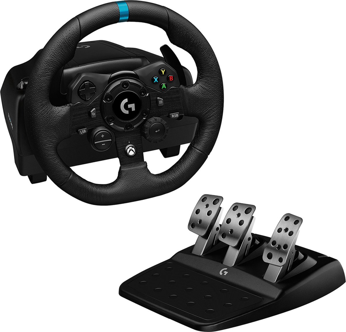 Kit Volant + Pédalier Logitech G923 TrueForce Racing System Xbox/PC #2POURCENT