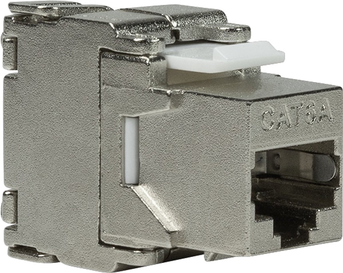 LogiLink Cat.6A Keystone Jack STP AWG 22-24 toolless 17.2 mm width