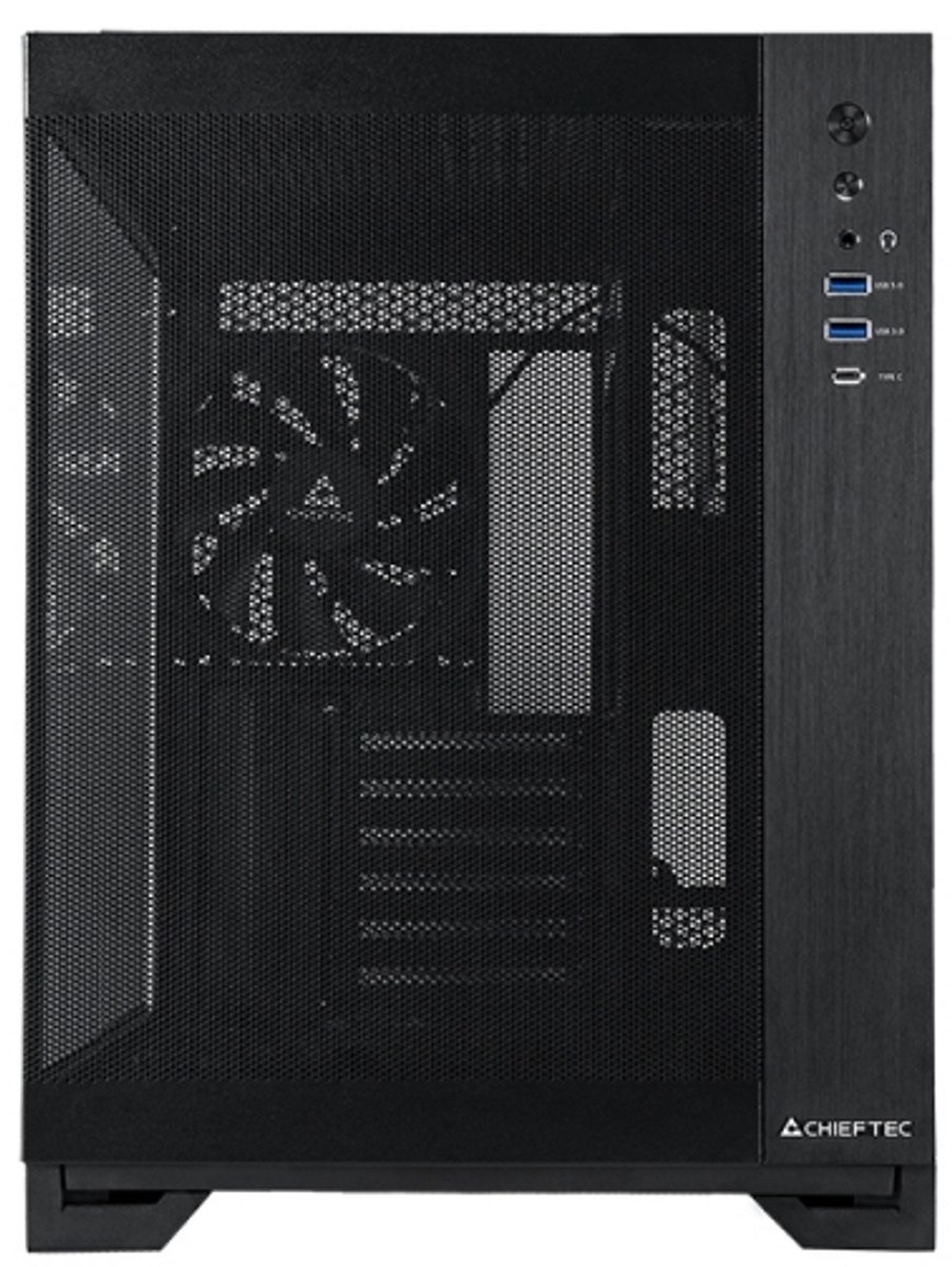 Boitier Mini Tour Micro ATX Chieftec Visio Air avec panneau vitré (Noir) #2POURCENT