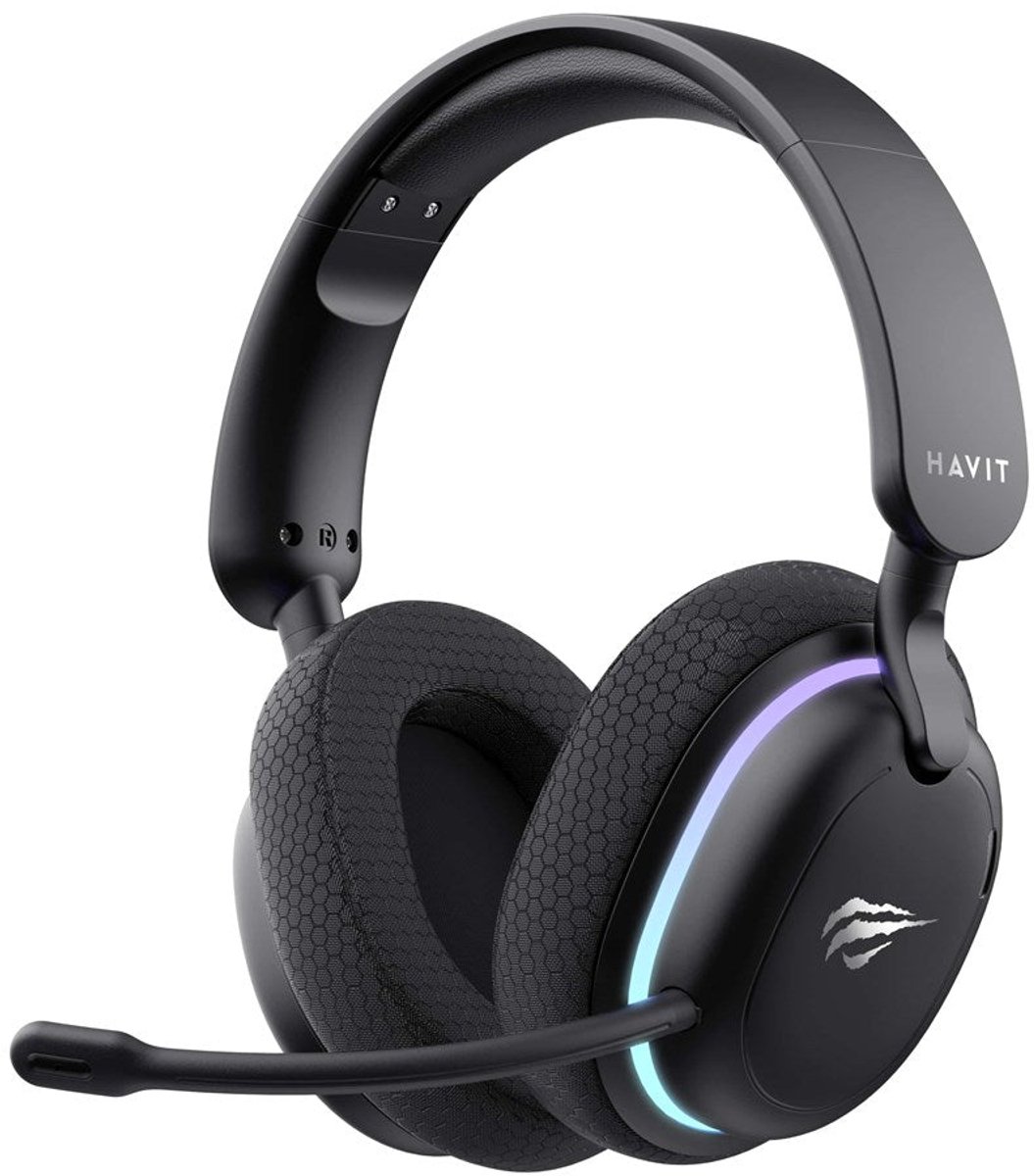 Casque Gamer sans fil Havit Fuxi H7 RGB (Noir) #5POURCENT