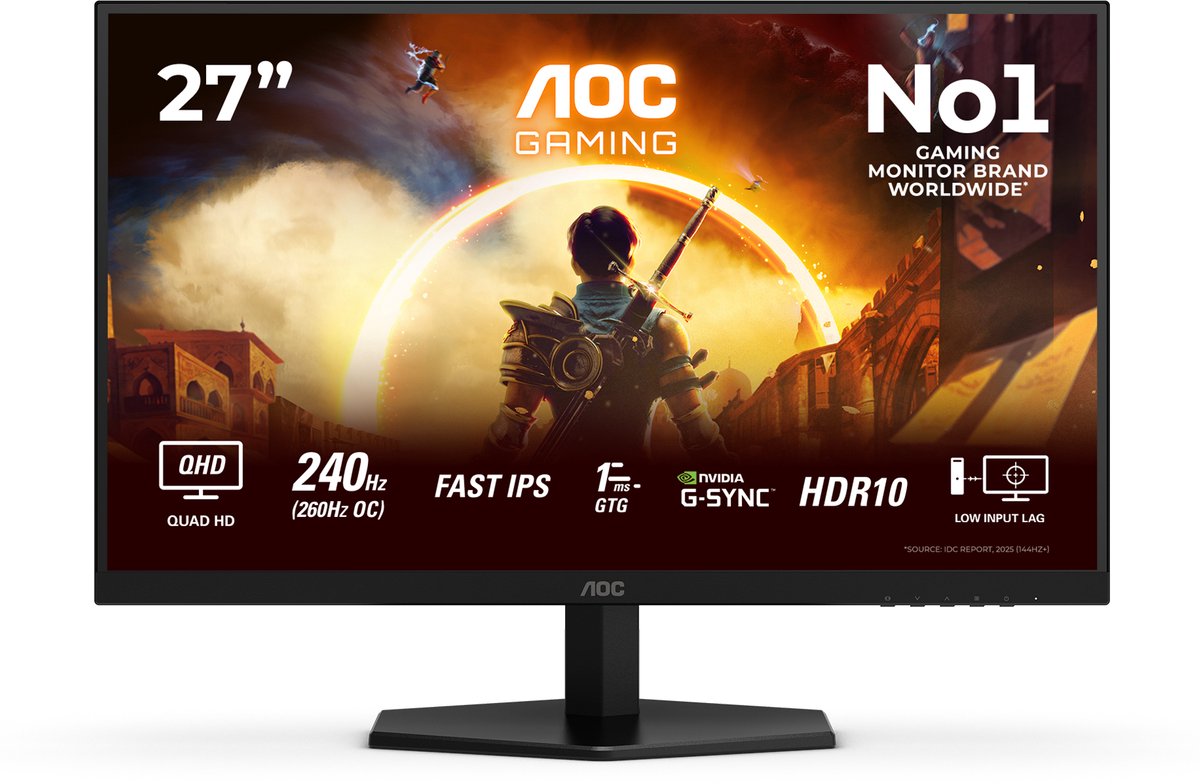 Ecran 27" AOC Gaming G4 Q27G42ZE Quad HD 240Hz (Noir) #DEFAULT