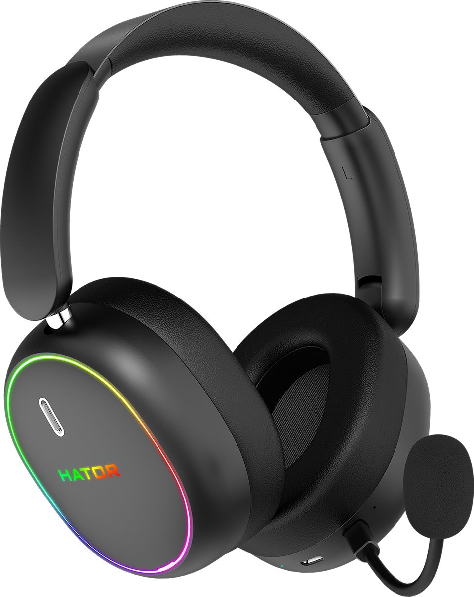 Casque Gamer sans fil Hator Phoenix 2 (Noir) #DEFAULT
