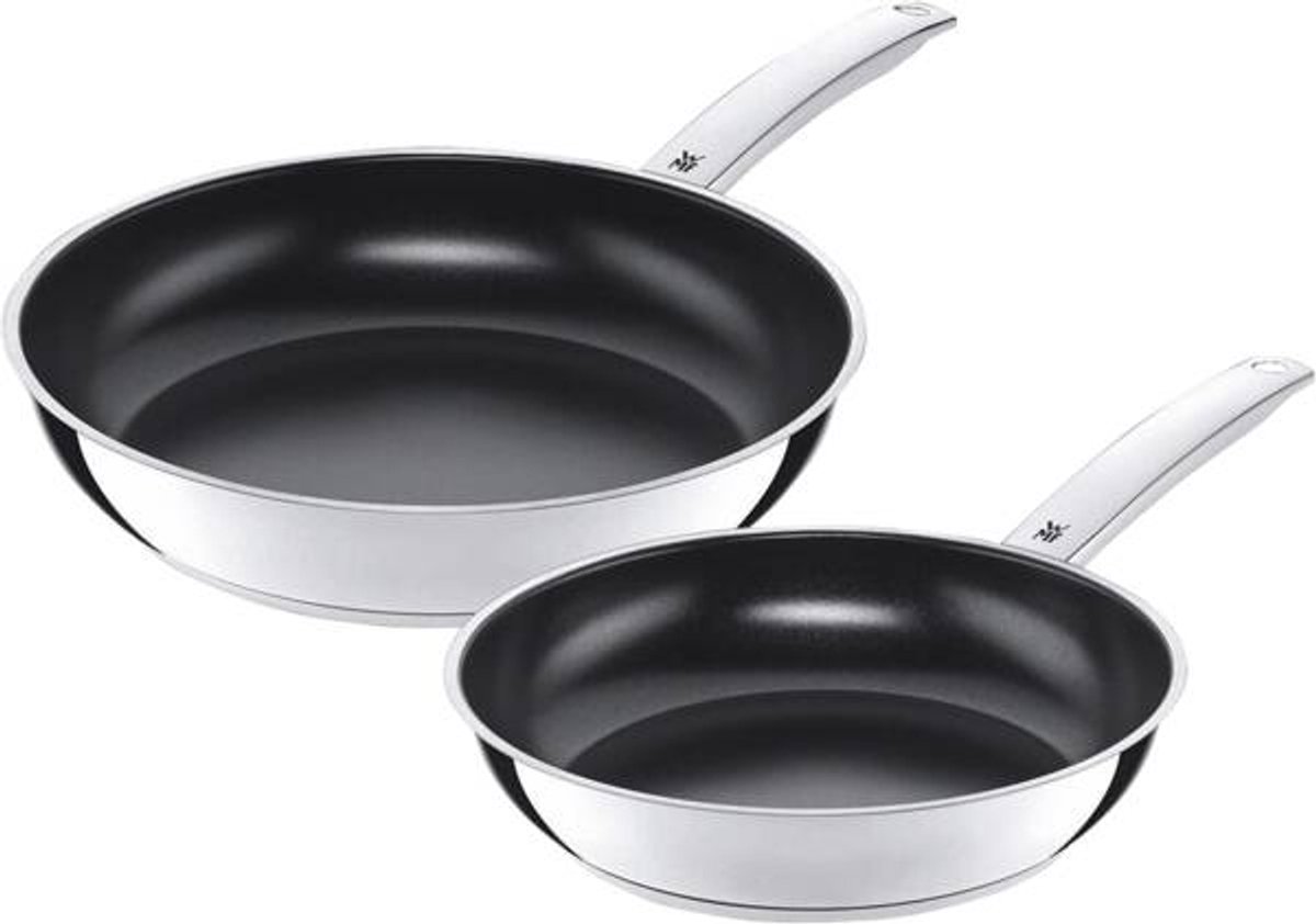 WMF Durado fry pan 24+28 cm set steel handle