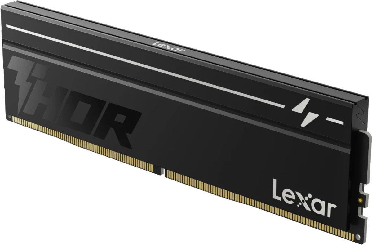 Barrette mémoire 8Go DIMM DDR5 Lexar Thor 2nd Gen 6000MHz CL38 (Noir) #2POURCENT