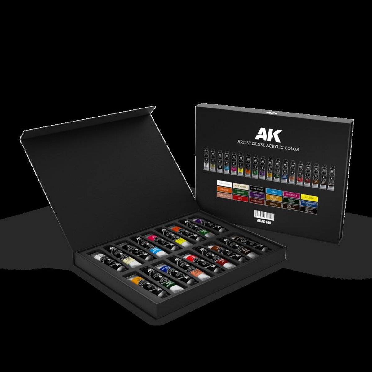 Ak Interactive - Deluxe Case Artiste Dense Color #DEFAULT