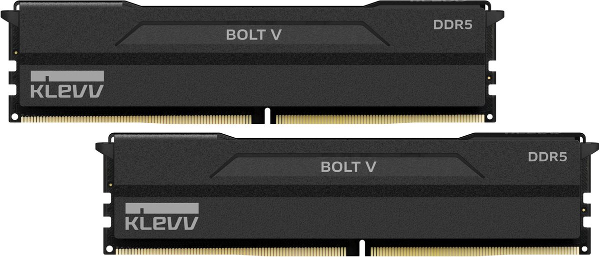 Kit Barettes mémoire 32Go (2x16Go) DIMM DDR5 Klevv Cras V RGB 6400MHz CL32 (Noir) #DEFAULT