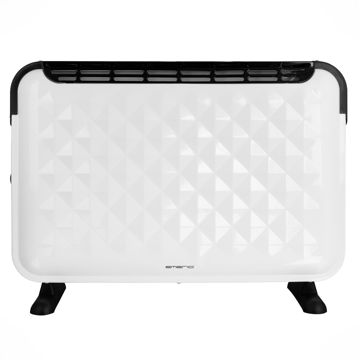 Convector CH-106492 (2.000 W, Superficie de hasta aprox. 20 m², Blanco/ Negro)