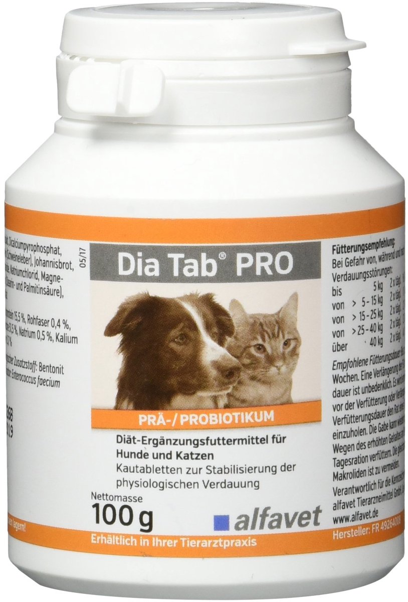 Dia Tab Pro Kautabletten für Hunde und Katzen