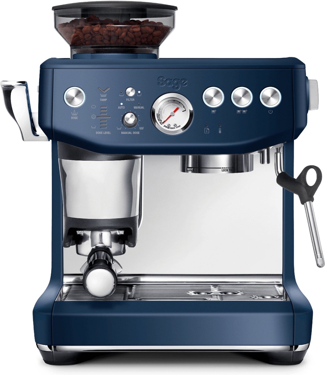 Sage Barista Express Impress Espressomaschine 1850W Blau blau