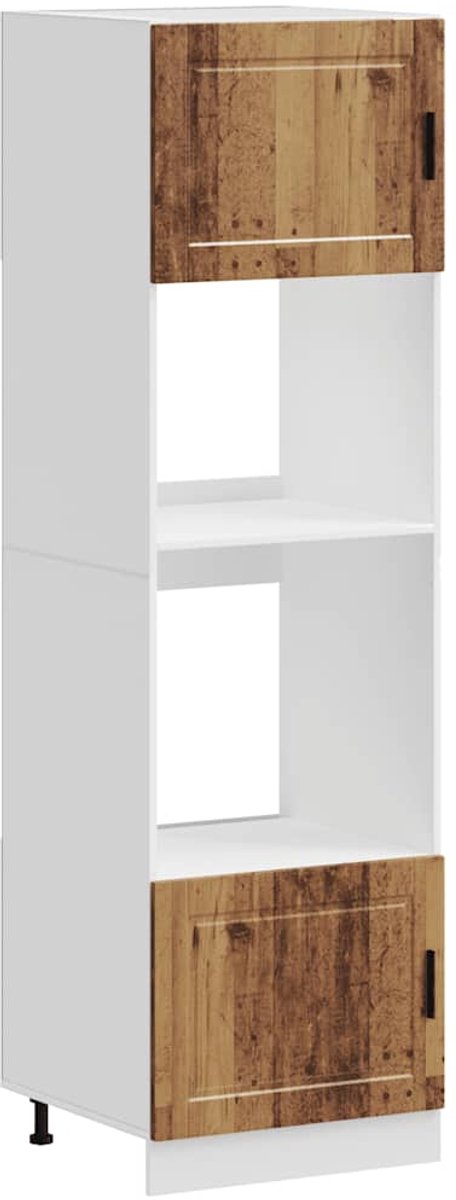 Porto Ofenschränke (2 Stück) Spanplatte in Holzoptik