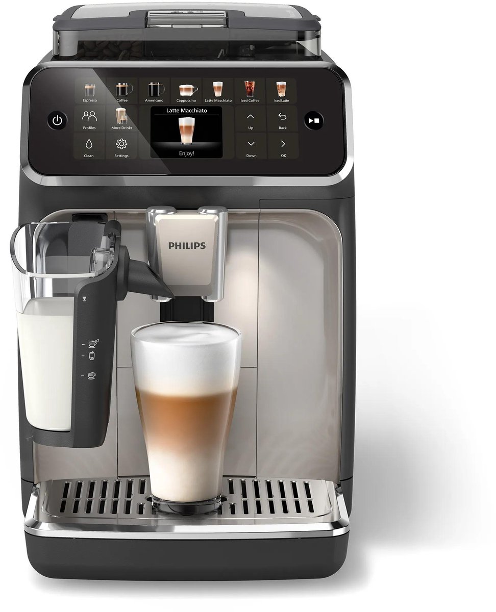 Philips LatteGo EP5547/90 Espressomaschine 1,8L Schwarz/Chrom schwarz