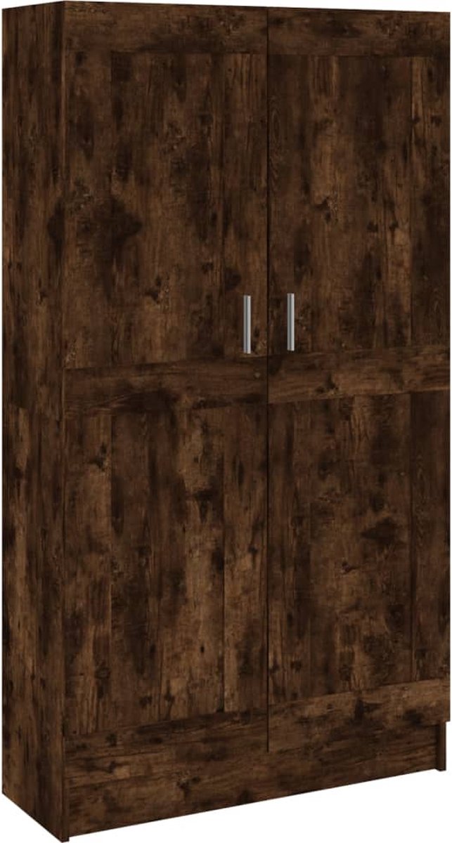 Bücherregal Räuchereiche 82,5 x 30,5 x 150 cm Spanplatte