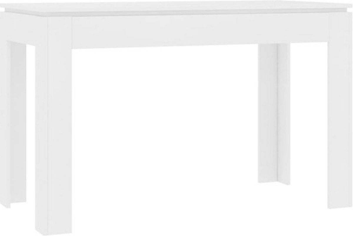 Esstisch Weiß 120 x 60 x 76 cm Spanplatte