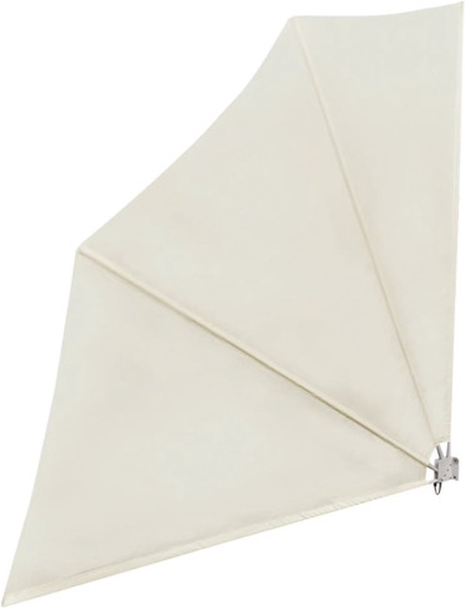 Faltbarer Balkonsichtschutz Creme 140*140 cm